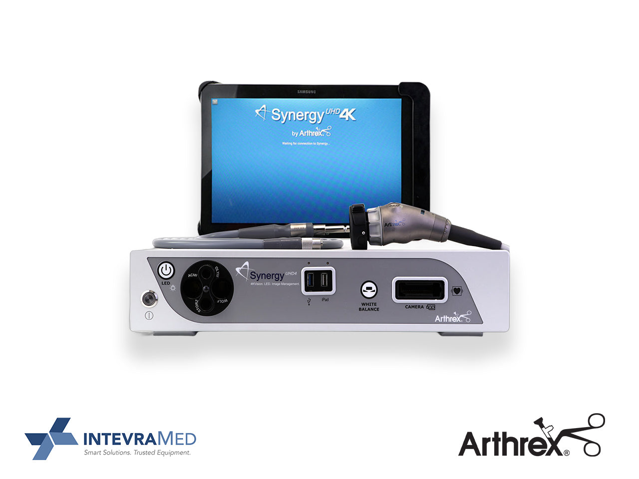 Arthrex Synergy UHD4 Camera System with Tablet and Fiber Optic Cable