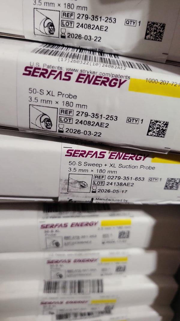 279-401-100 [In Date] Stryker 4.0 mm 90-S MAX SERFAS™ Energy Suction Probe